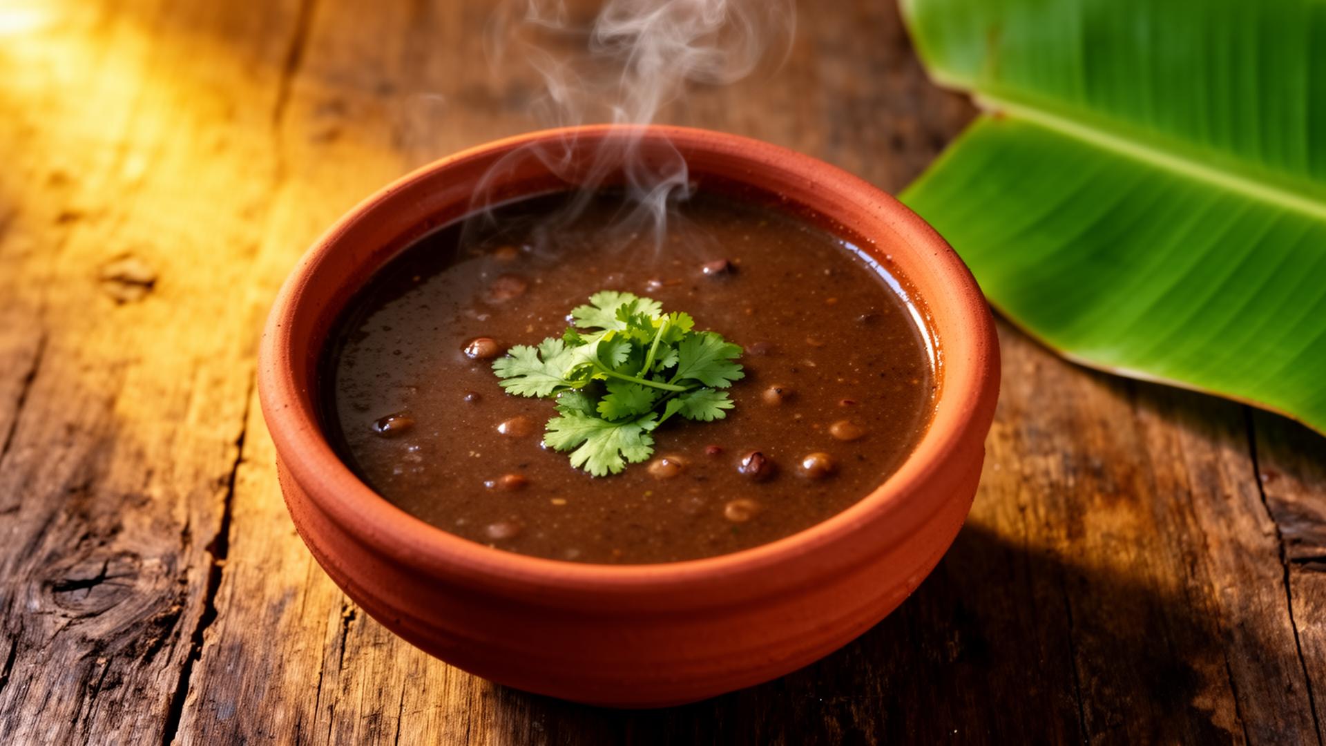 Hot bowl of traditional Ulava Charu
